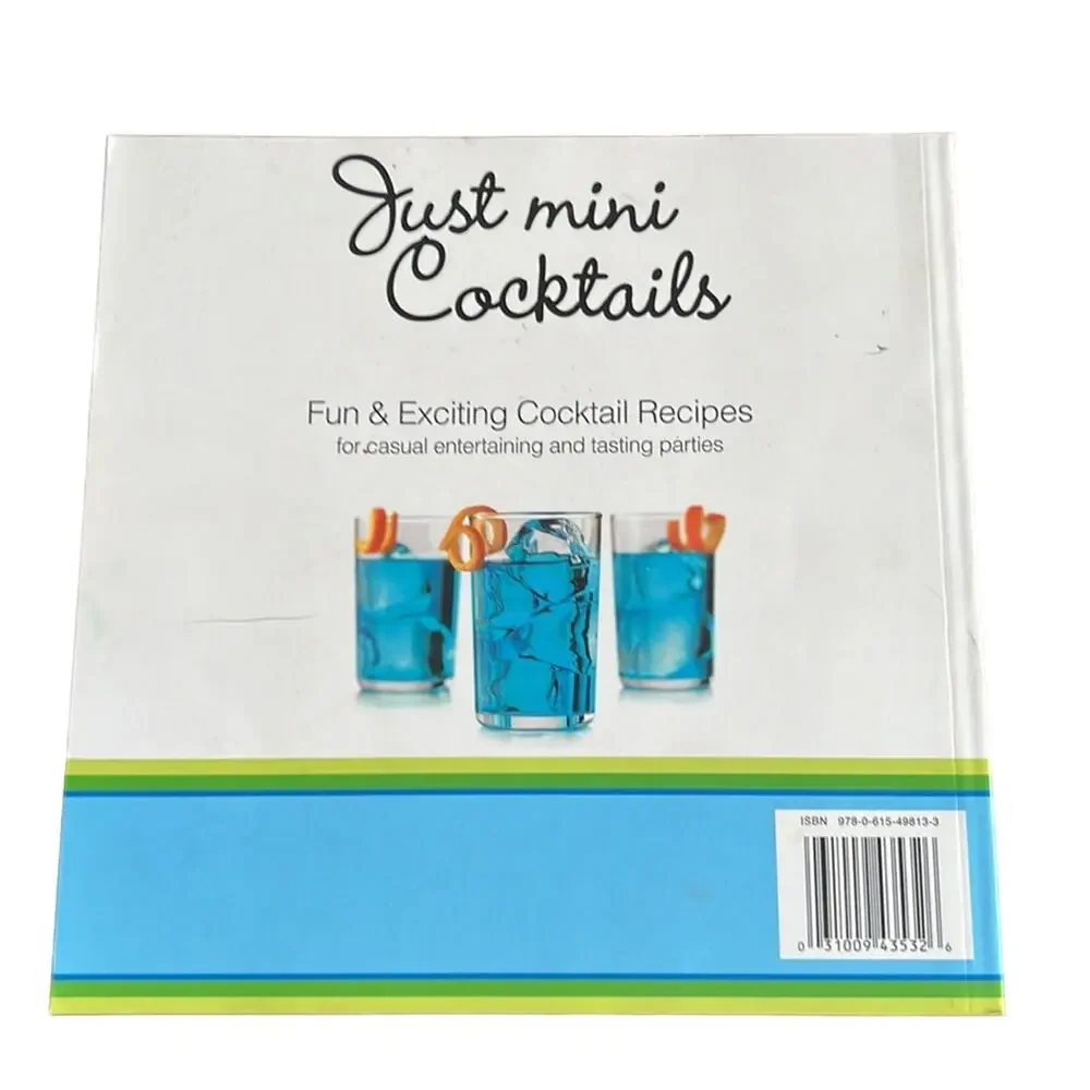 Just Mini Cocktails Recipe Book Softcover Alcohol Party Drinks